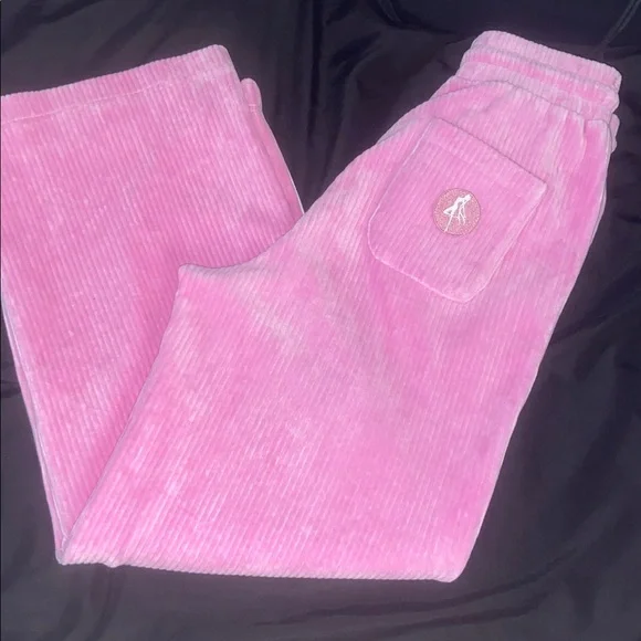 MAJE X Sailor Moon Pally Corduroy Wide Leg Pants In Roses - Picture 6 of 16